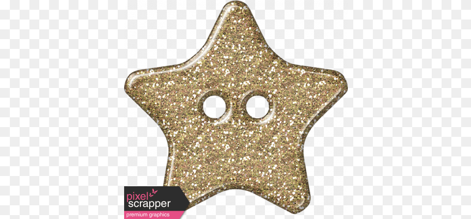 Plastic Glitter Star Gold Graphic By Marisa Lerin Pixel Hot Pink Transparent Glitter Plastic, Star Symbol, Symbol Free Png Download