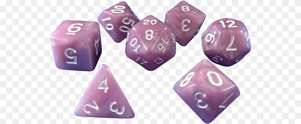 Plastic Set Of 7 Polyhedral Rpg Dice For Dnd Dnd Dice Set, Game Free Png Download