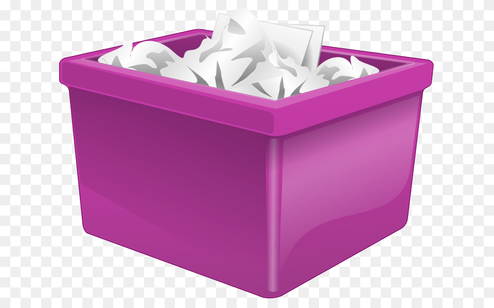 Plasticboxwithpaperpurple, Paper, Hot Tub, Tub, Towel Png