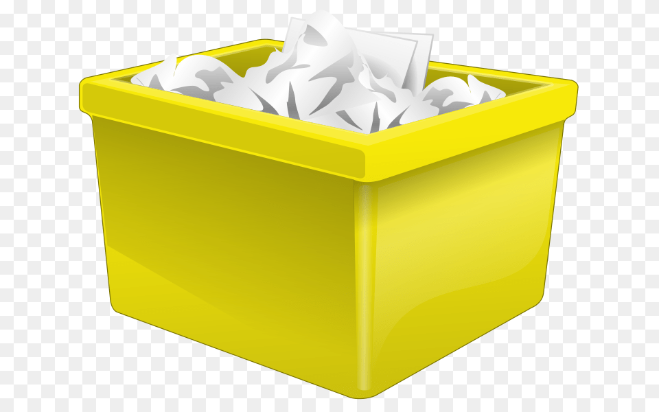 Plasticboxwithpaperyellow, Paper, Hot Tub, Tub, Towel Png Image