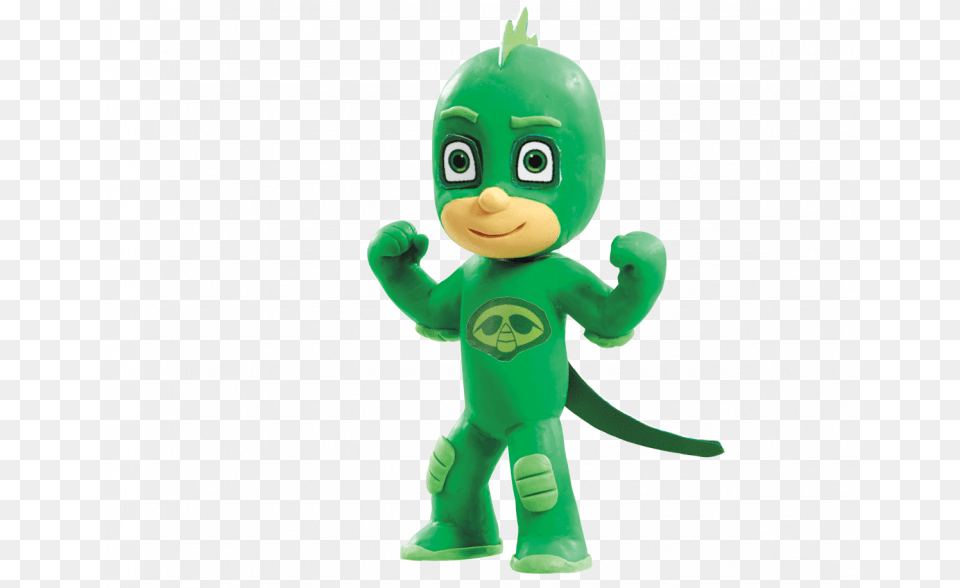 Plasticine Softeez Pj Masks Figures In Cdu Pj Masks, Green, Alien, Toy, Face Free Transparent Png