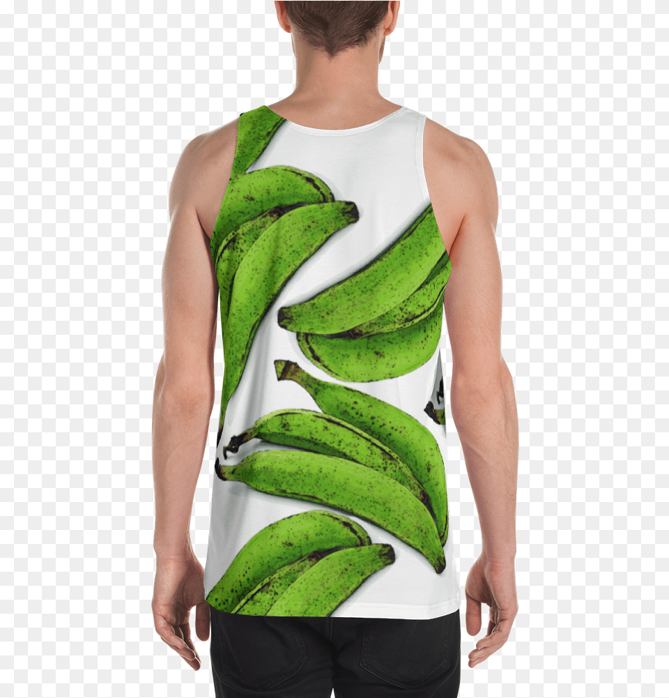 Platano Unisex Tank Top Sleeveless Shirt, Banana, Produce, Food, Fruit Free Transparent Png