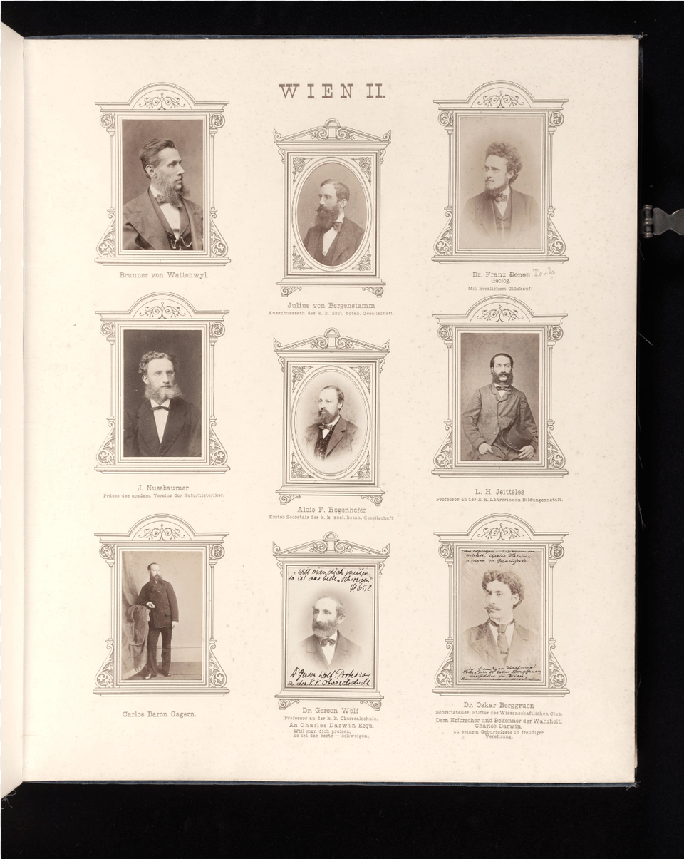 Plate 05 Photograph Album Of German And Austrian Scientists Picture Frame, Adult, Wedding, Person, Man Png Image