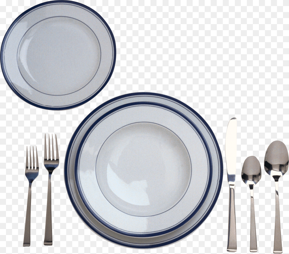 Plate, Cutlery, Fork, Spoon, Food Free Png Download