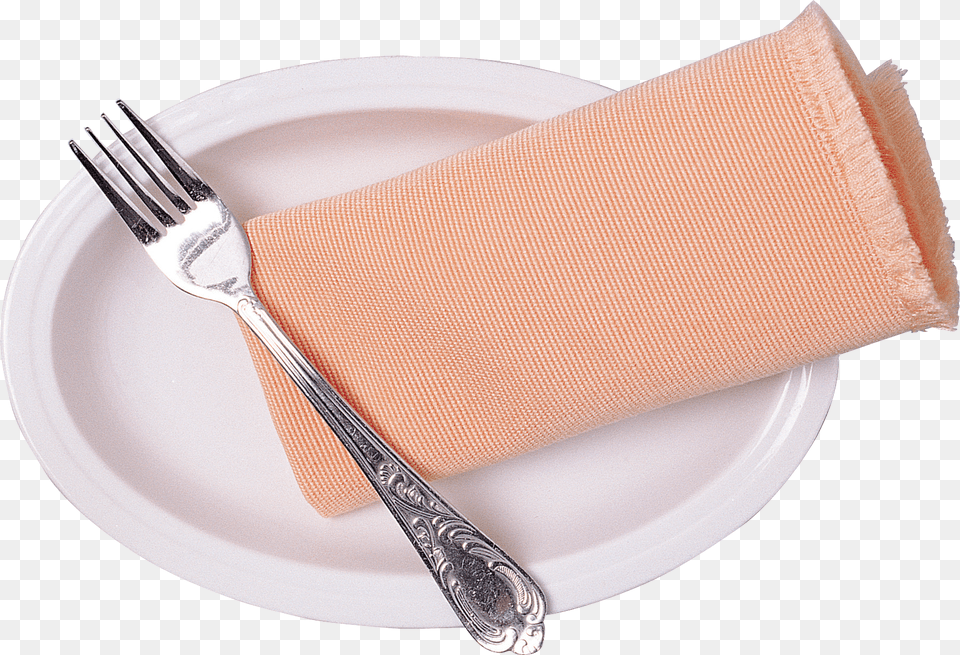 Plate, Cutlery, Fork, Napkin Free Png Download