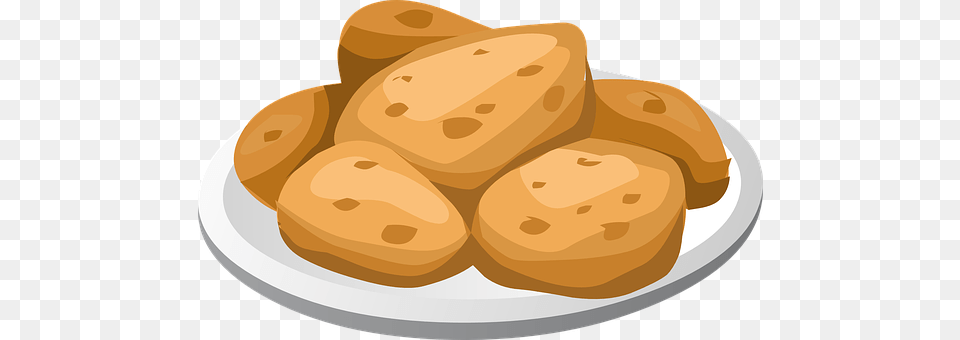 Plate Food, Bread, Meal Free Png