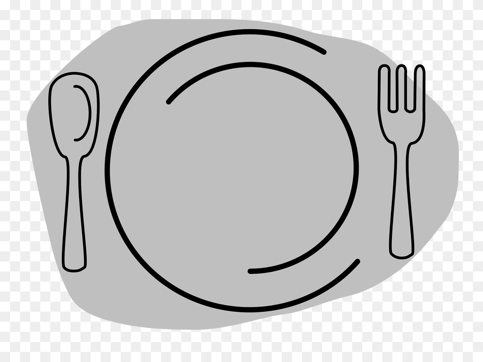 Plate Clipart, Cutlery, Fork, Food, Meal Png Image