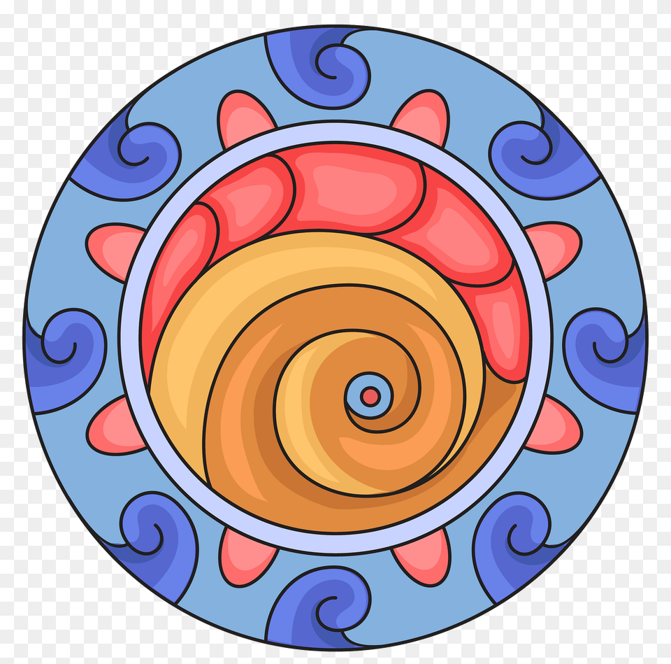 Plate Clipart, Spiral, Food, Meal, Dish Free Png Download