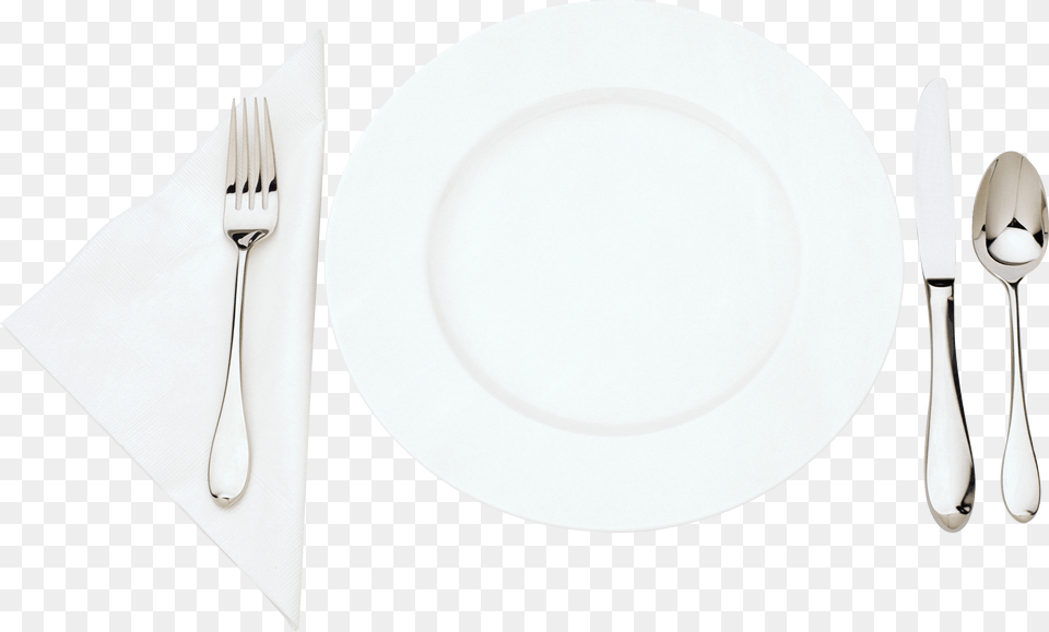 Plate Cutlery, Fork, Blade, Knife, Spoon Free Png Download