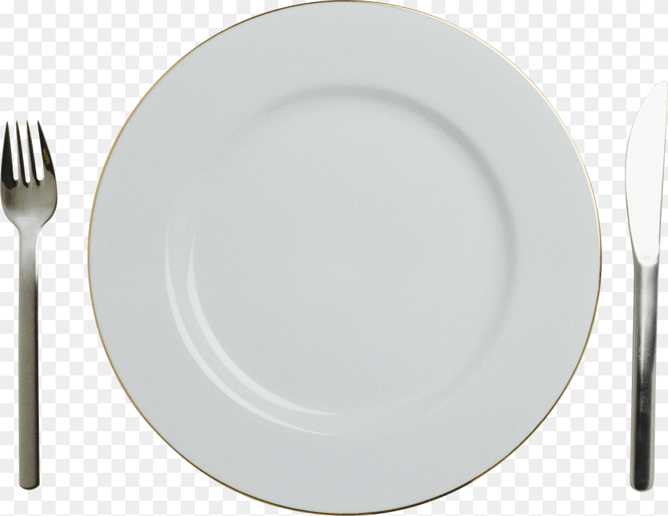 Plate Fork Knife Plate, Cutlery, Food, Meal, Blade Png Image
