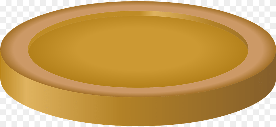 Plate Gold Coin Vector Graphic On Pixabay Gold Round 3d, Bronze, Bowl, Hot Tub, Tub Free Png Download