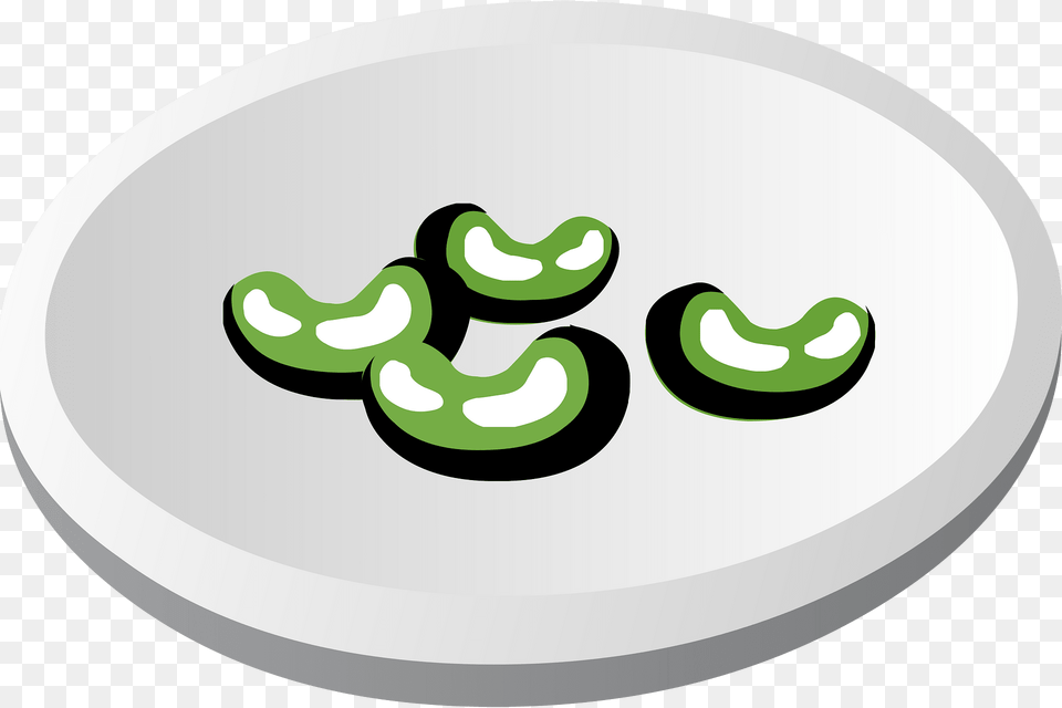 Plate Of Beans Clipart, Green, Logo Free Png