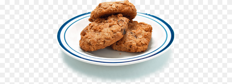 Plate Of Cookies Transparent Plate Of Cookies, Food, Sweets, Bread Png