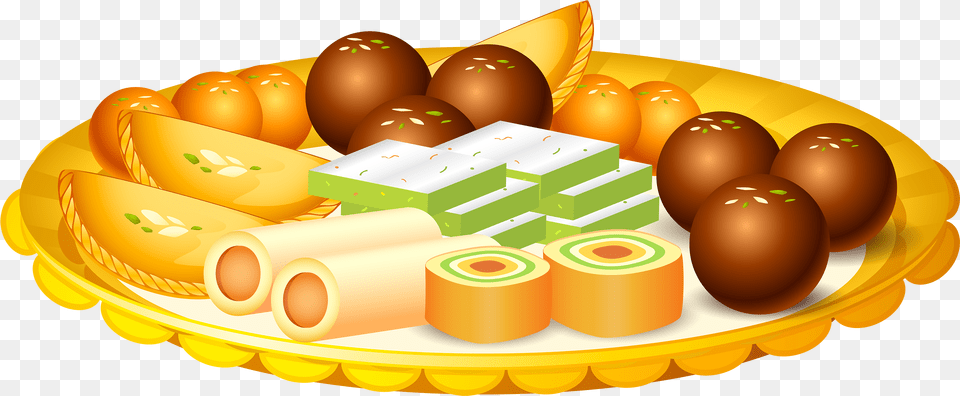 Plate Of Food Clipart Appetizer Clipart, Meal, Tape, Dish, Lunch Free Png Download