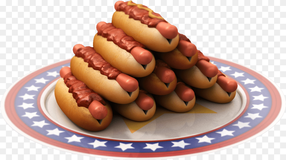 Plate Of Hot Dogs Plate Of Hot Dogs Transparent, Food, Hot Dog, Baby, Person Free Png Download