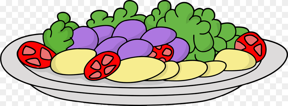 Plate Of Sliced Vegetables Clipart, Dish, Food, Lunch, Meal Free Transparent Png