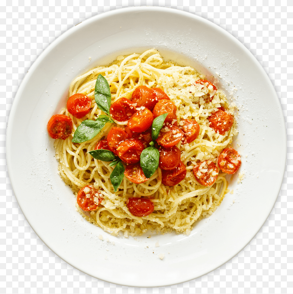 Plate Of Spaghetti Pasta, Food, Food Presentation, Meal Free Png