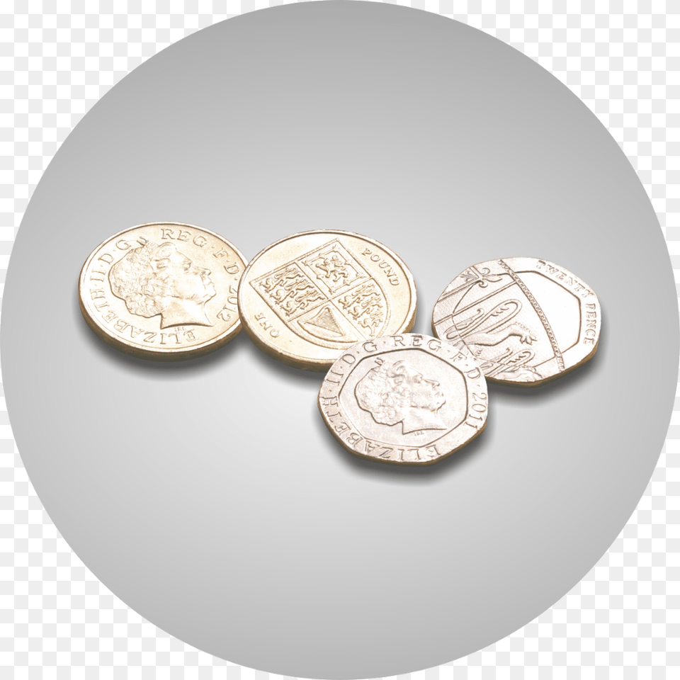 Plate Photos Transparent Paper Plate, Coin, Money, Accessories, Jewelry Free Png Download