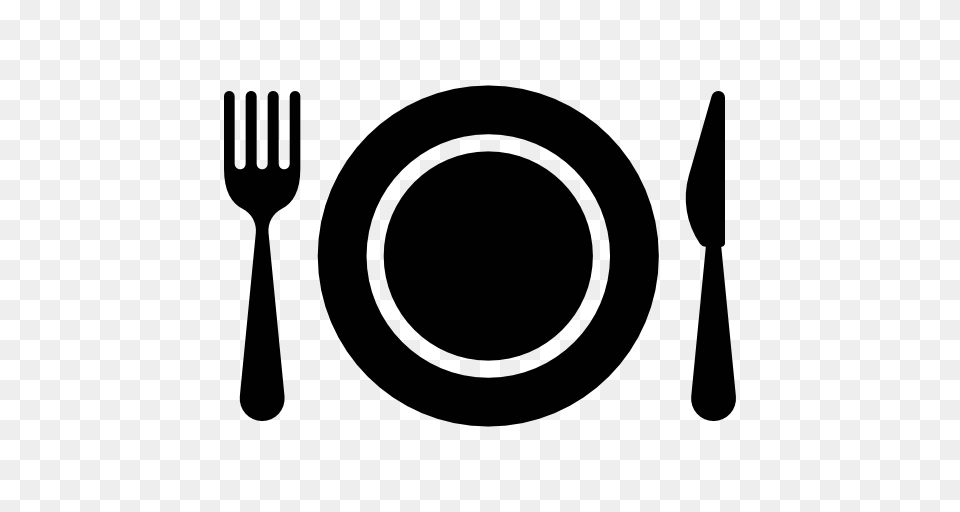 Plate Restaurant Fork Knife Kitchen Pack Icon, Lighting Png Image