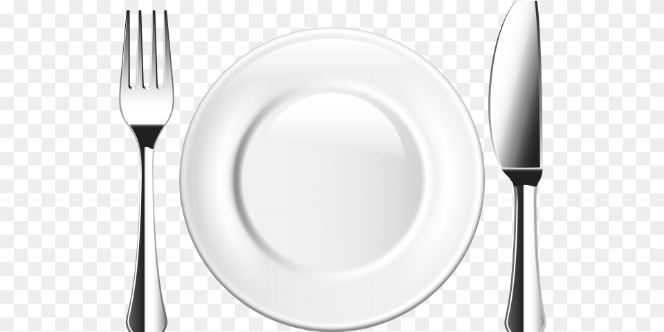 Plates Clipart Plate Knife Fork Plate, Cutlery, Food, Meal Png