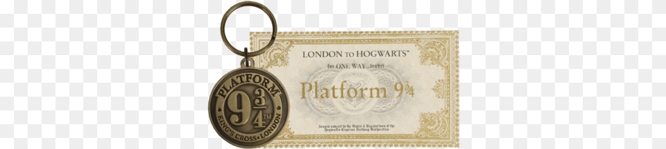 Platform 9 34 Keyring Amp Ticket London To Hogwarts Hogwarts Express Ticket Tablet, Money, Accessories, Jewelry, Locket Free Transparent Png