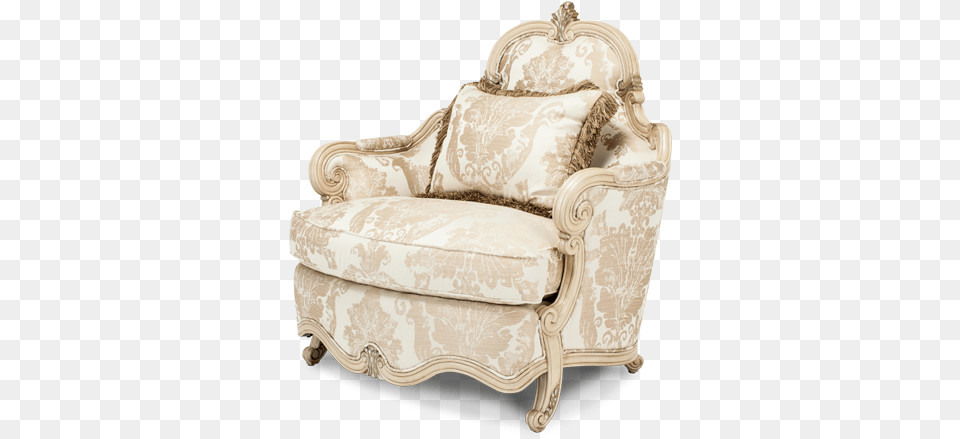 Platine De Royale Chair And A Half Group 1 Option 1 Aico Michael Amini Platine De Royale Chair, Furniture, Armchair, Home Decor Free Png Download