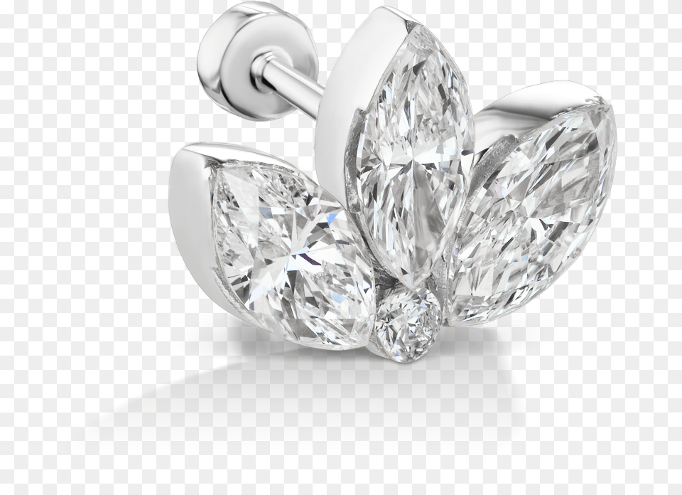 Platinum, Accessories, Diamond, Earring, Gemstone Free Png