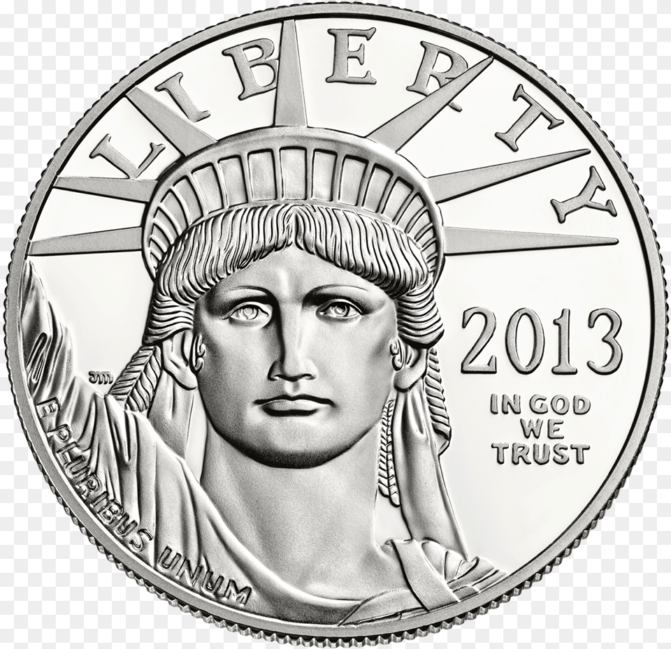 Platinum American Eagle 2016 Platinum American Eagle Proof, Face, Head, Person, Coin Free Png Download