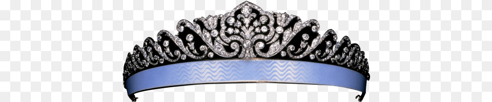 Platinum And Gold Tiara With The Central Motif Of Floral Tiara, Accessories, Jewelry Free Png
