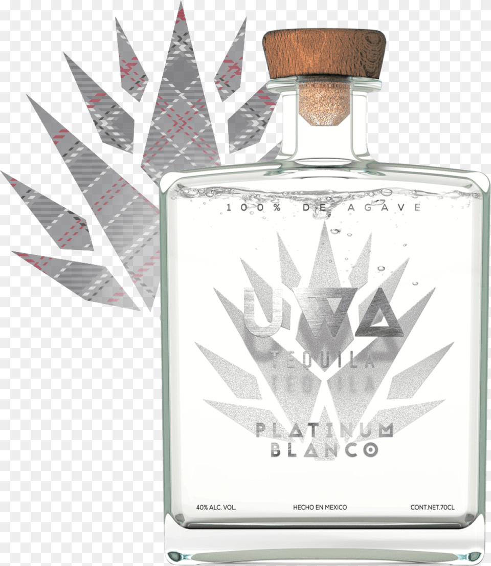 Platinum Blanco Uwa Tequila, Alcohol, Beverage, Liquor, Bottle Png