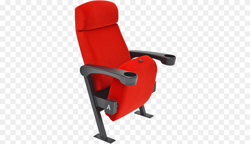 Platinum Chair By Series Seating Upholstery Shown Red Theatre Chair, Cushion, Furniture, Home Decor, Armchair Png Image
