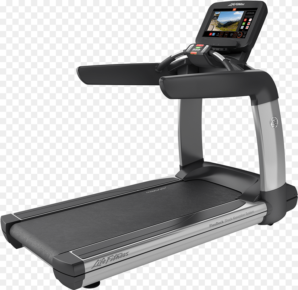 Platinum Club Series Treadmill Life Fitness Flexdeck Treadmill, Machine, Blade, Razor, Weapon Free Png