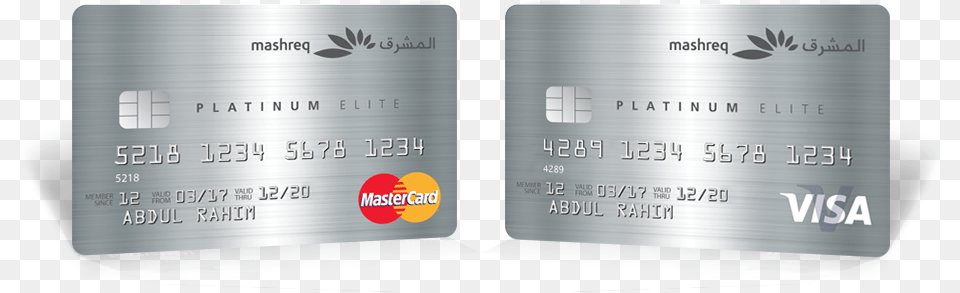 Platinum Credit Card In Dubai Uae Mashreq Bank, Text, Credit Card Free Transparent Png