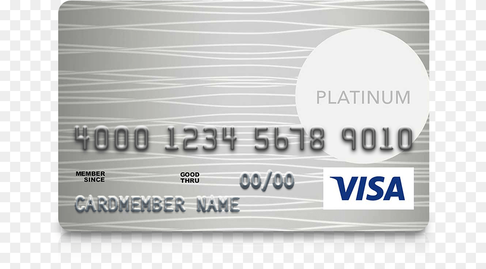 Platinum Edition Visa Card Credit Card Nfc, Text, Credit Card Free Transparent Png