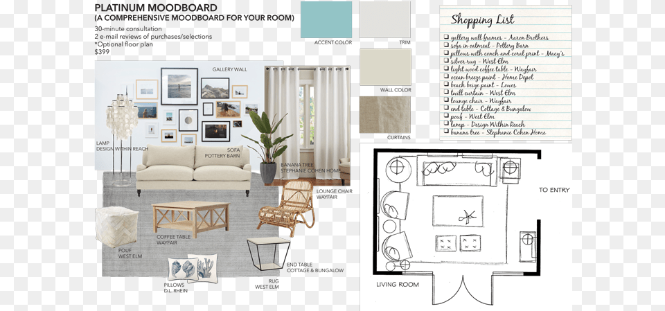 Platinum Mood Board Sea Interior Design Interior Design Mood Board, Architecture, Building, Furniture, Room Free Png