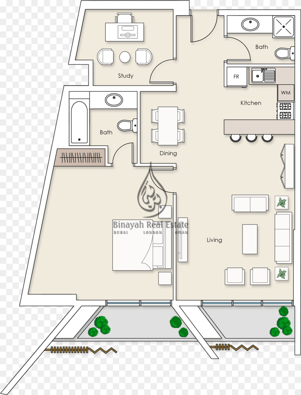 Platinum Residences 1 Bedroom Apartment Type 2 Floor One Bedroom Deluxe Suite Plan Burj Al Arab, Diagram, Floor Plan, Chart, Plot Png Image