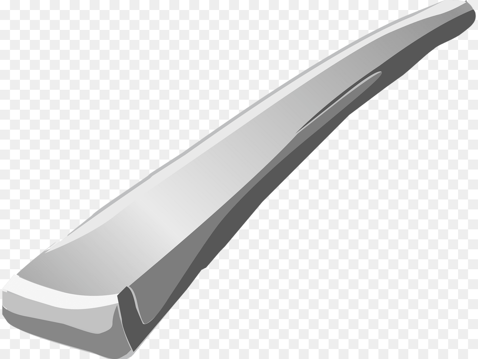 Platinum Spork Piece Clipart, Wedge, Handle, Blade, Dagger Png