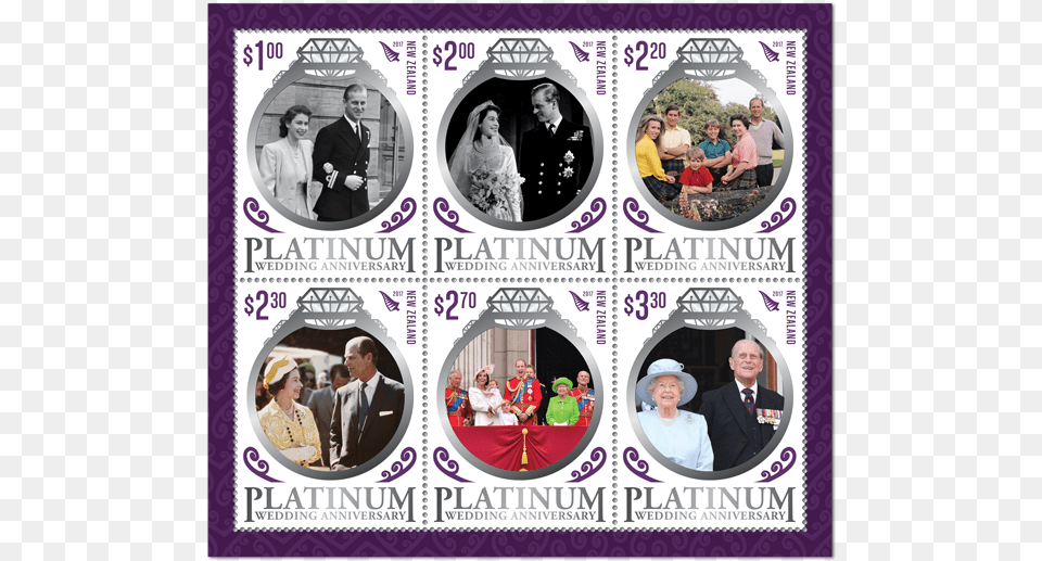 Platinum Wedding Anniversary Miniature Sheet Elizabeth And Philip 20 November, Book, Publication, Comics, Adult Free Png Download