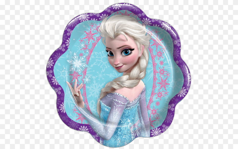 Plato Chico Elsa Frozen Elsa Frozen, Doll, Toy, Face, Head Png