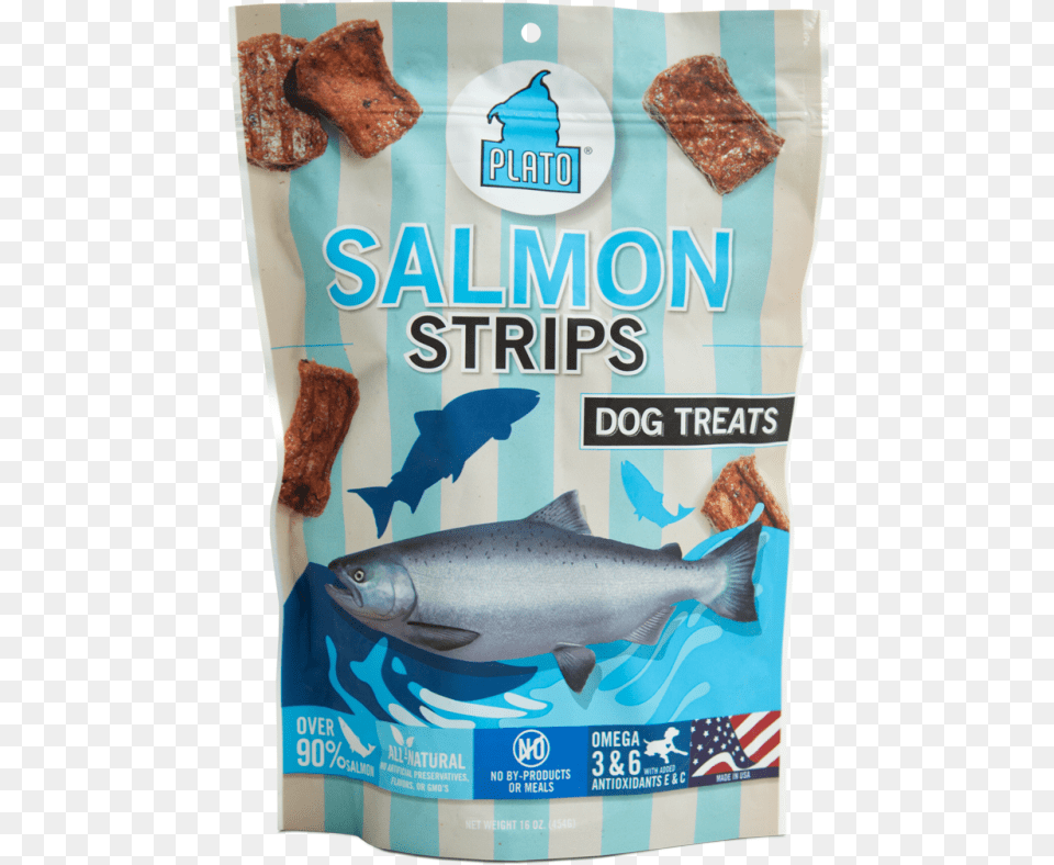 Plato Salmon Strips Plato Pet Treats Natural Salmon 32 Ounce, Animal, Fish, Sea Life, Advertisement Free Transparent Png