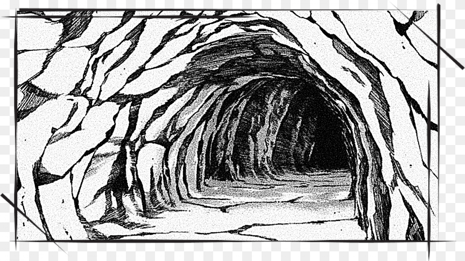 Platos Forms Cave Entrance Cave Sketch, Tunnel, Art, Dungeon, Animal Free Png Download