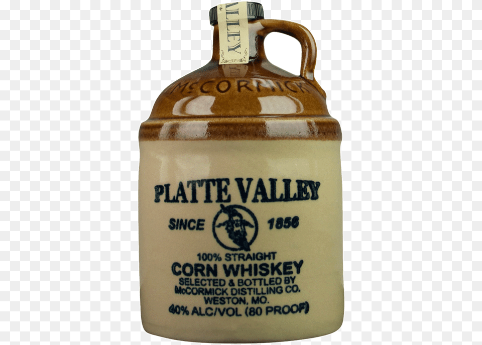 Platte Valley Corn Whiskey Jug Platte Valley Corn Whiskey, Bottle, Alcohol, Beverage, Liquor Free Transparent Png