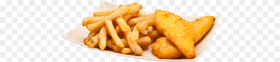 Platter Fish Amp Chips Fish And Chips, Food, Fries Free Png Download