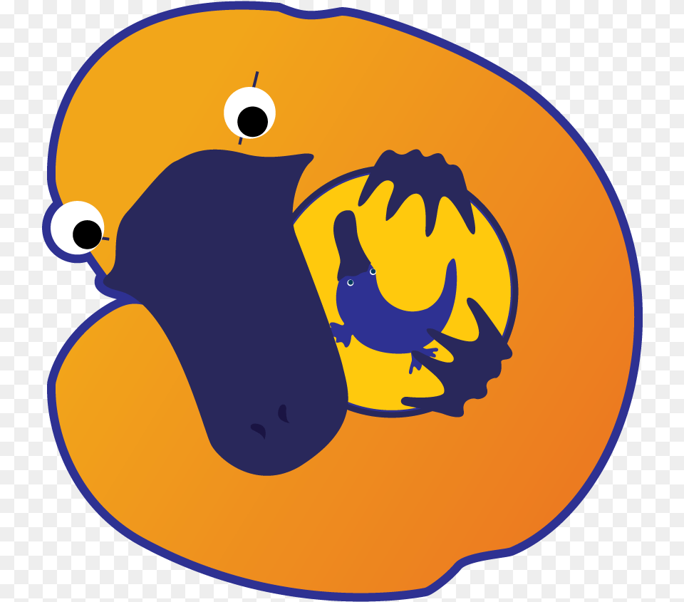 Platypus By Sveinbjornt Planet, Logo, Animal, Bird, Chicken Free Transparent Png