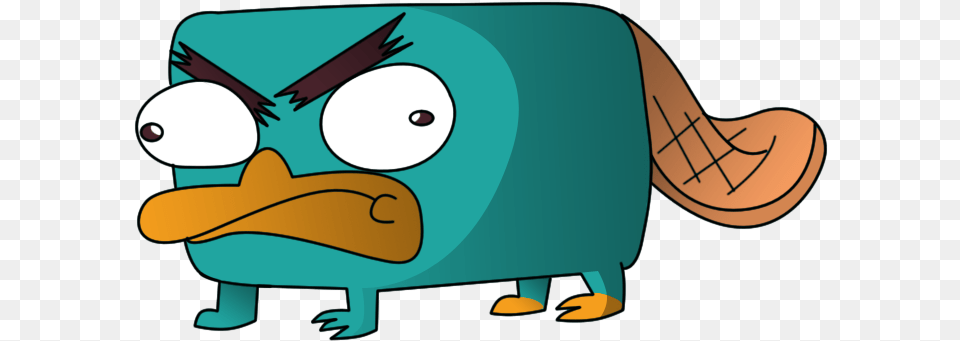 Platypus Pictures Cartoon Clip Art Library Angry Perry The Platypus, Clothing, Hat Png