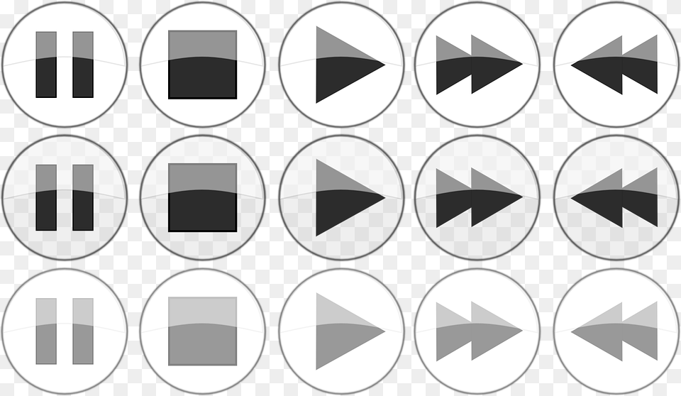 Play And Pause Button, Symbol, Star Symbol Png