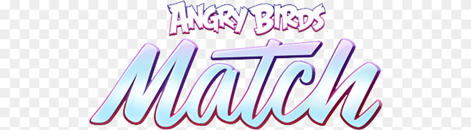 Play Angry Birds Match On Pc Angry Birds Match Logo, Purple, Text Png