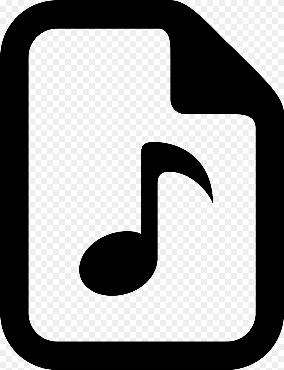 Play Arrow Music Control Sound Audio Icon Music File Icon, Gray Free Png Download