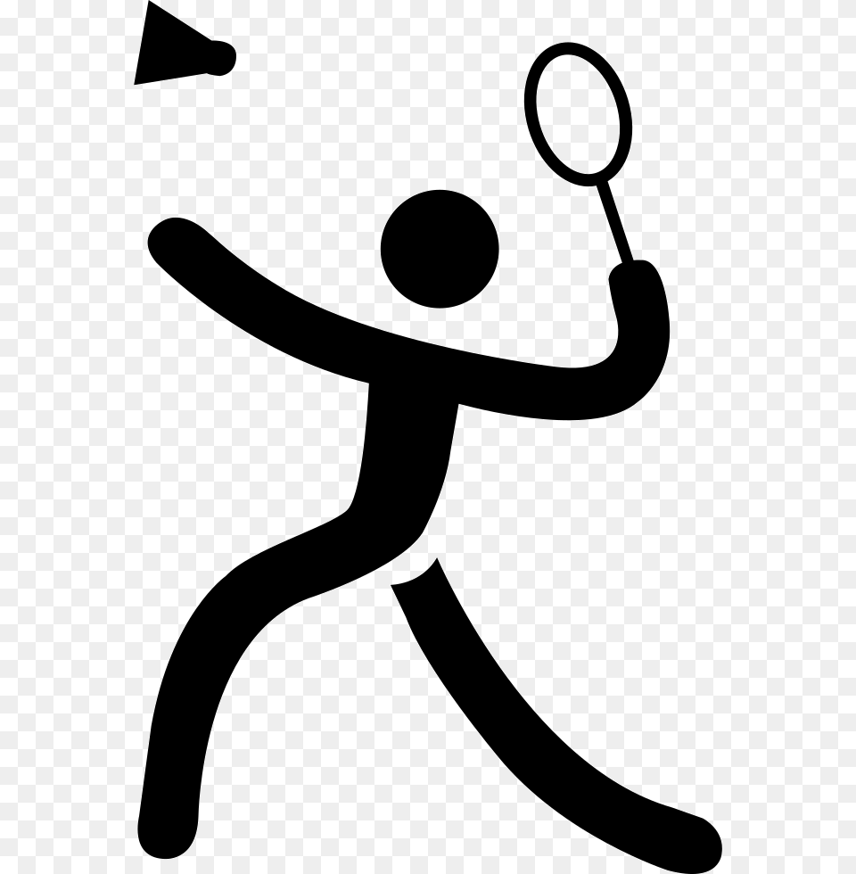 Play Badminton Comments Sport Play Icon, Person, Stencil, Smoke Pipe Free Transparent Png