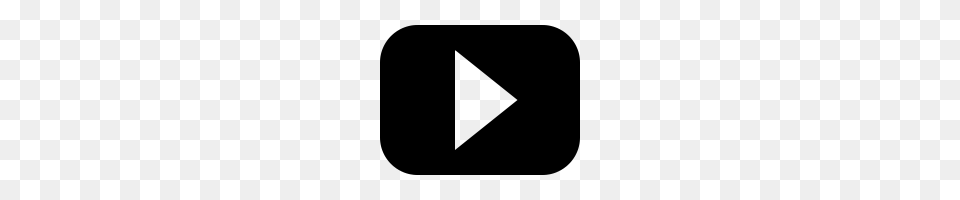 Play Button, Gray Png
